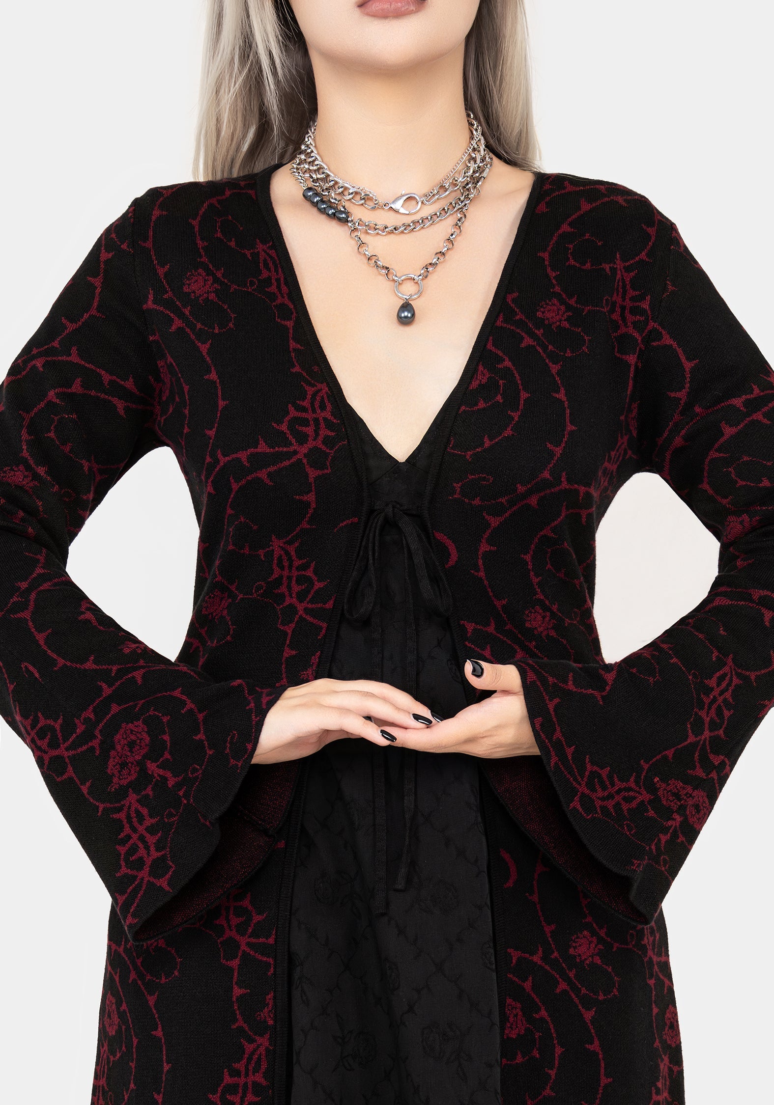 Thorns Knit Longline Cardigan