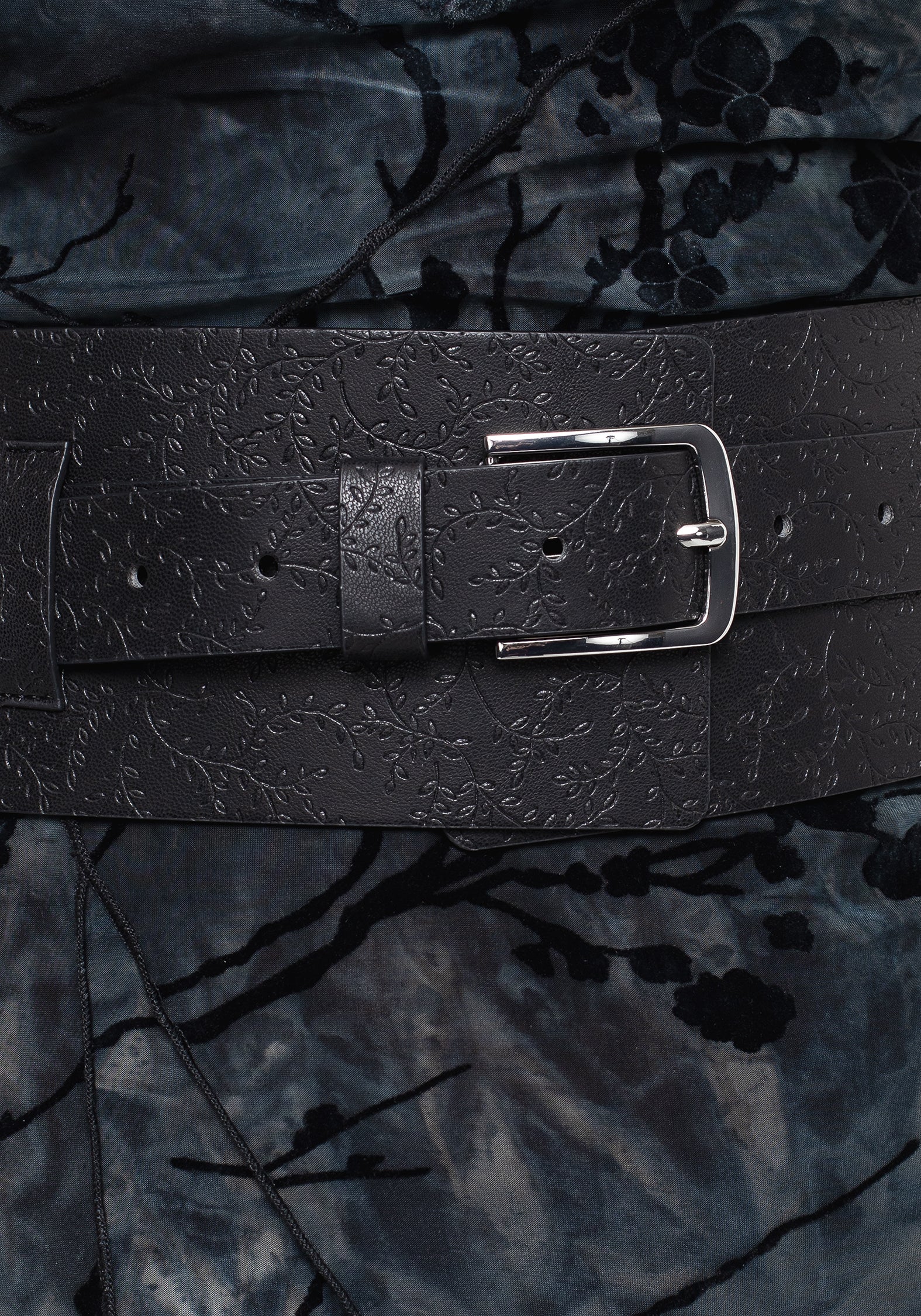 Bathory Blumenmuster Geprägt Taille Gürtel