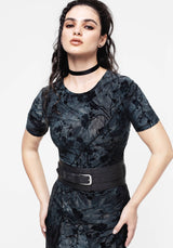 Bathory Blumenmuster Geprägt Taille Gürtel