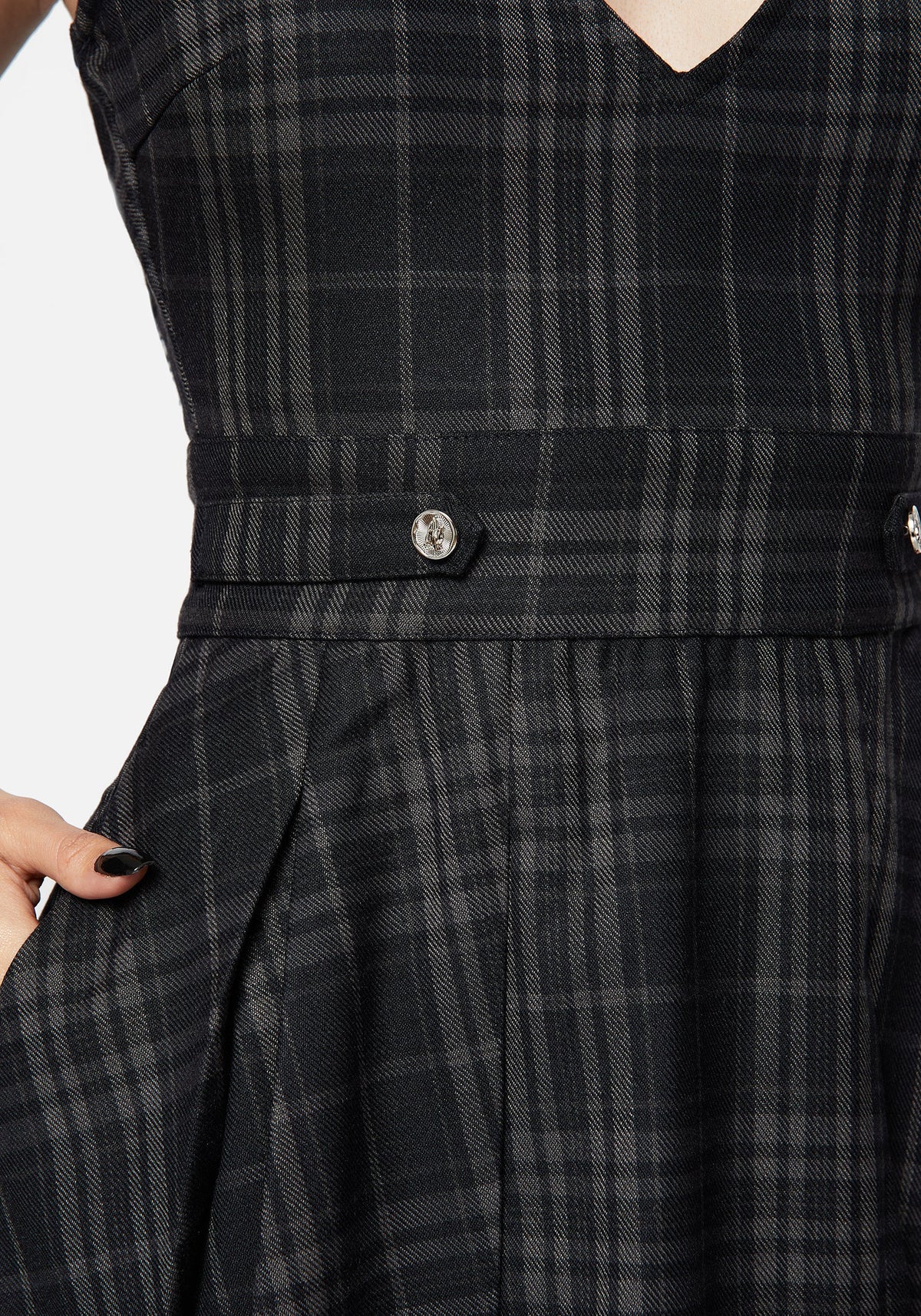 Reckless Prüfen Mini Schürzenkleid Kleid