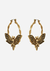 Mortmoth Kreolen Ohrring - Gold