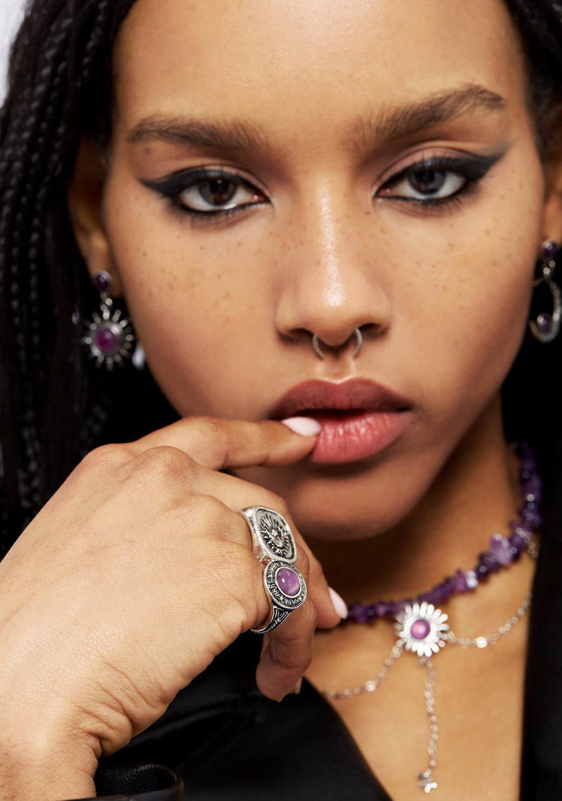 Eclipse Edelstein Ring Set