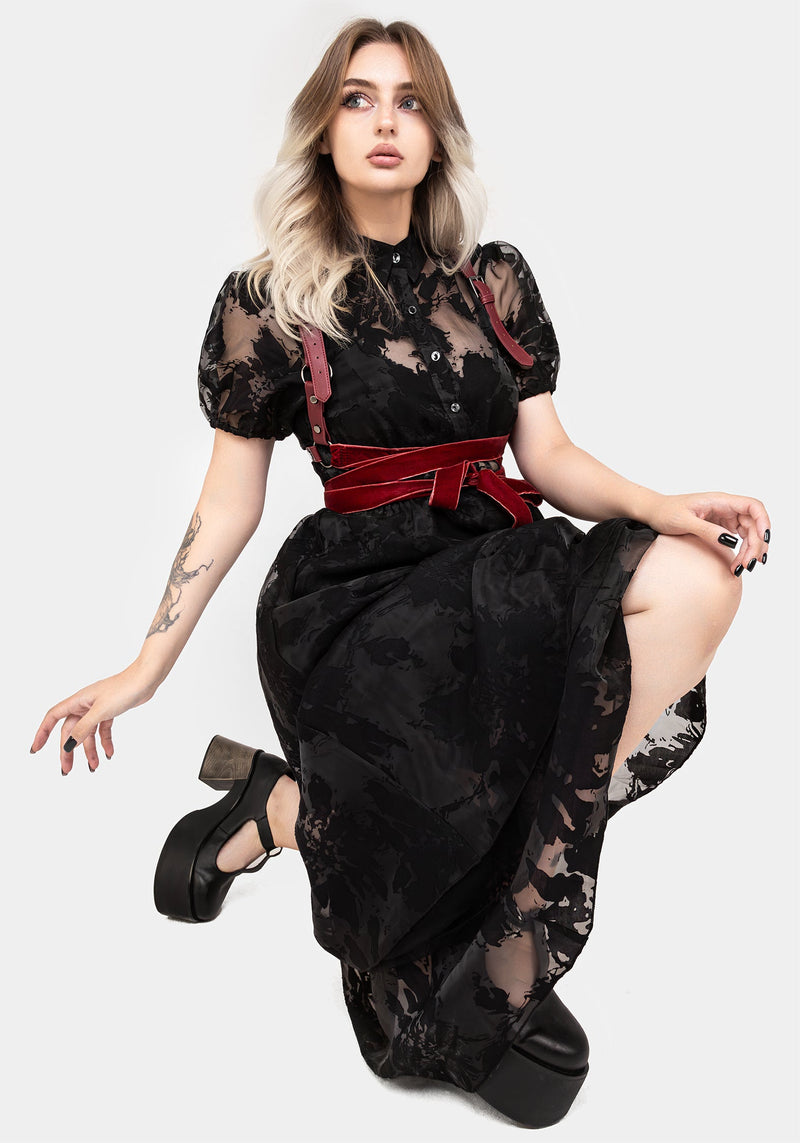 Disturbia | Spectre Layered Midi Shirt Dress | Dresses Disturbia | Spectre Layered Midi Shirt Dress | Dresses