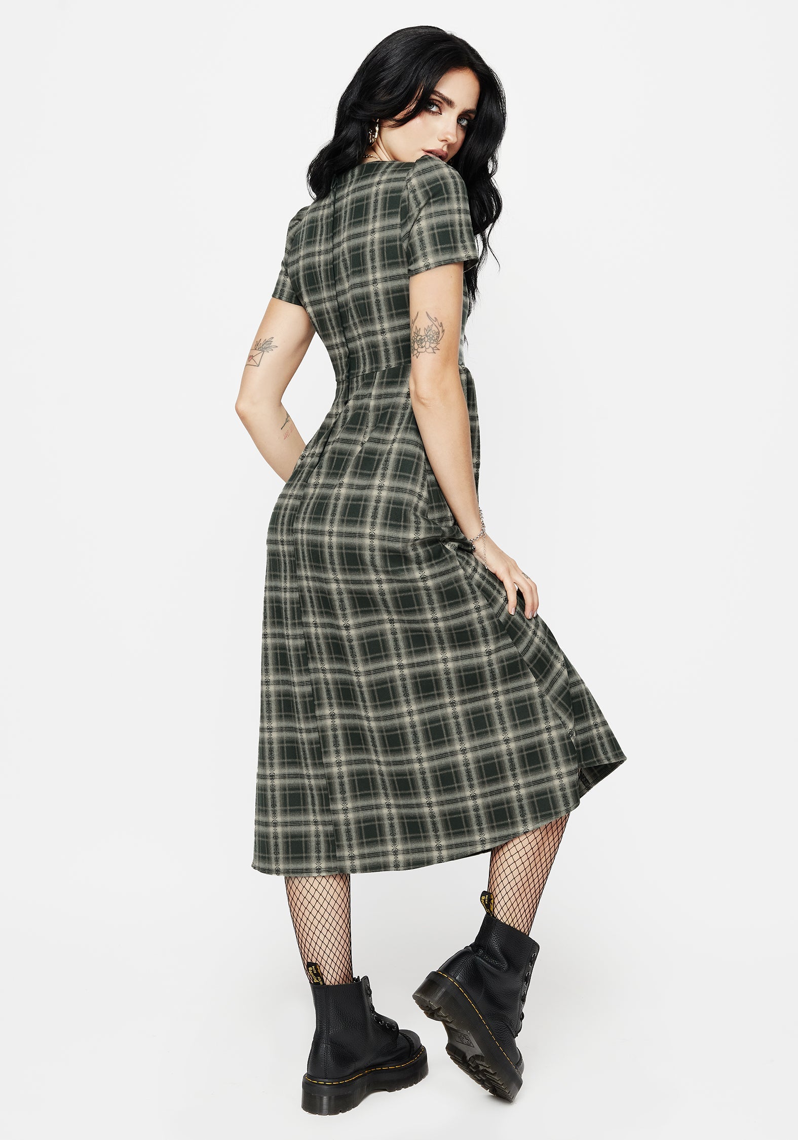 Tulisa Prüfen Midi Kleid