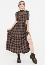 Adra Prüfen Cami Krawatte Riemen Midi Kleid