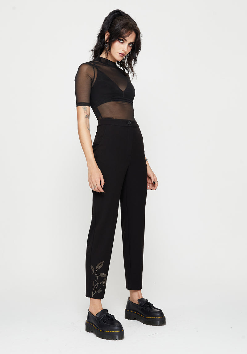 Maira Ivy Flare Slim Trousers