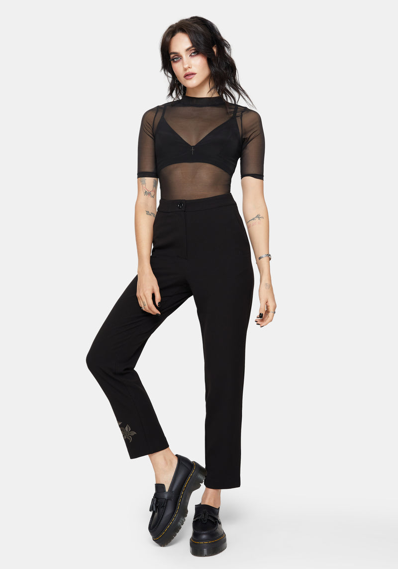 Maira Ivy Flare Slim Trousers