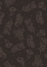 Hexborn Baba Yaga Printed Barrel Leg Denim Jean