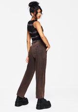 Echo Autumnal Blatt Bestickt Tasche Detail Kurz Geschnitten Jeans