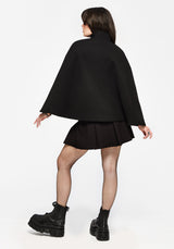 Althea Asymmetric Pin Detail Cape
