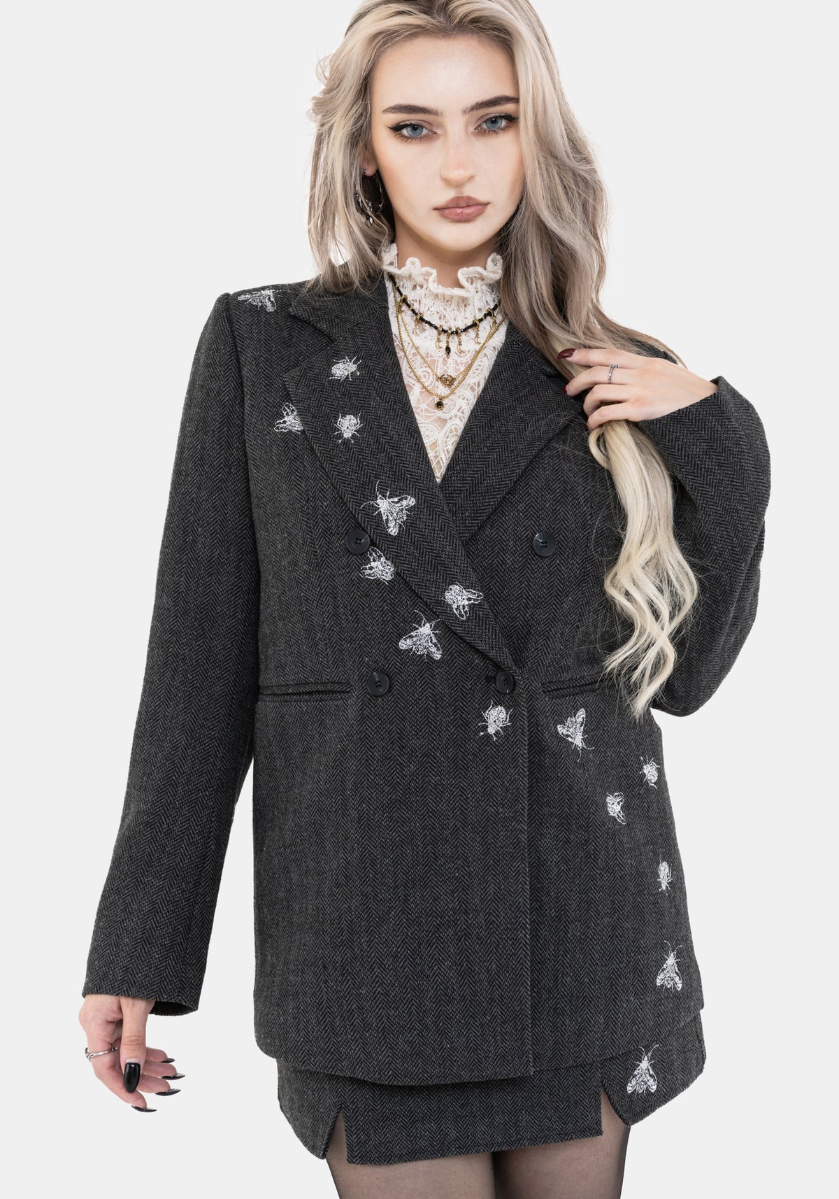 Chrysina Käfer Pailletten Embellished Locker Blazer