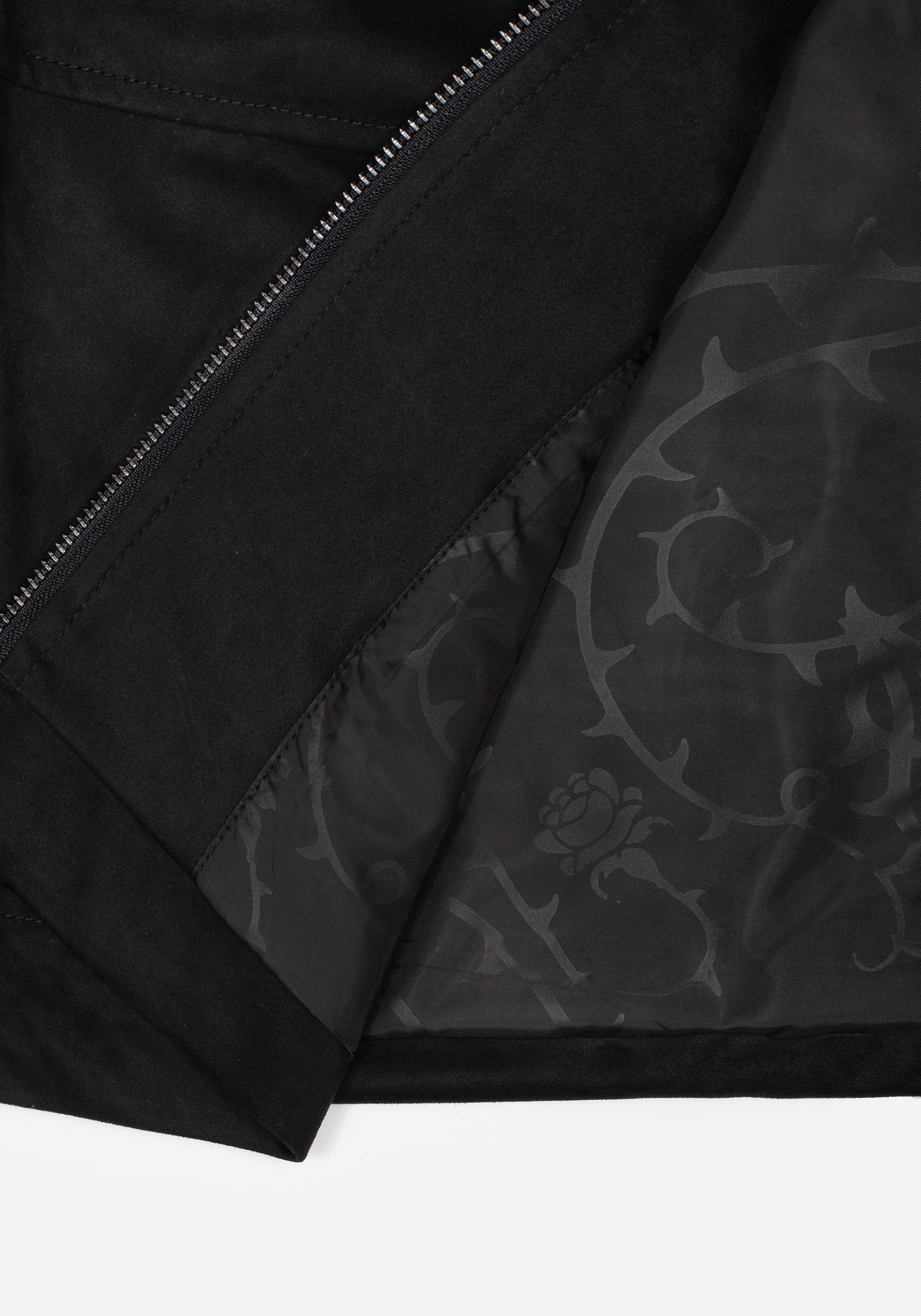 Rite Celestial Bestickt Suedette Jacke