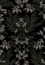 Azolla Fern Crinkle Print Mini Dress