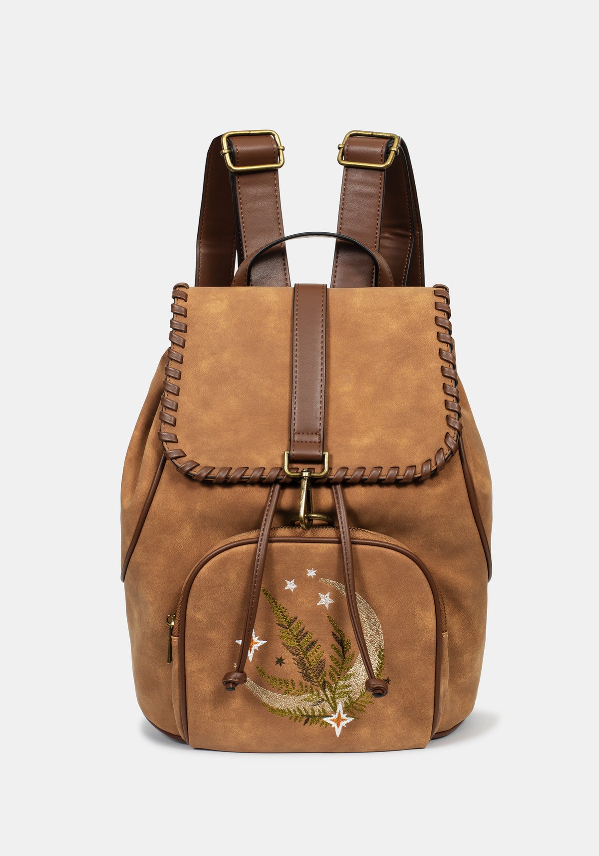 Moonlit Mond Bestickt Rucksack