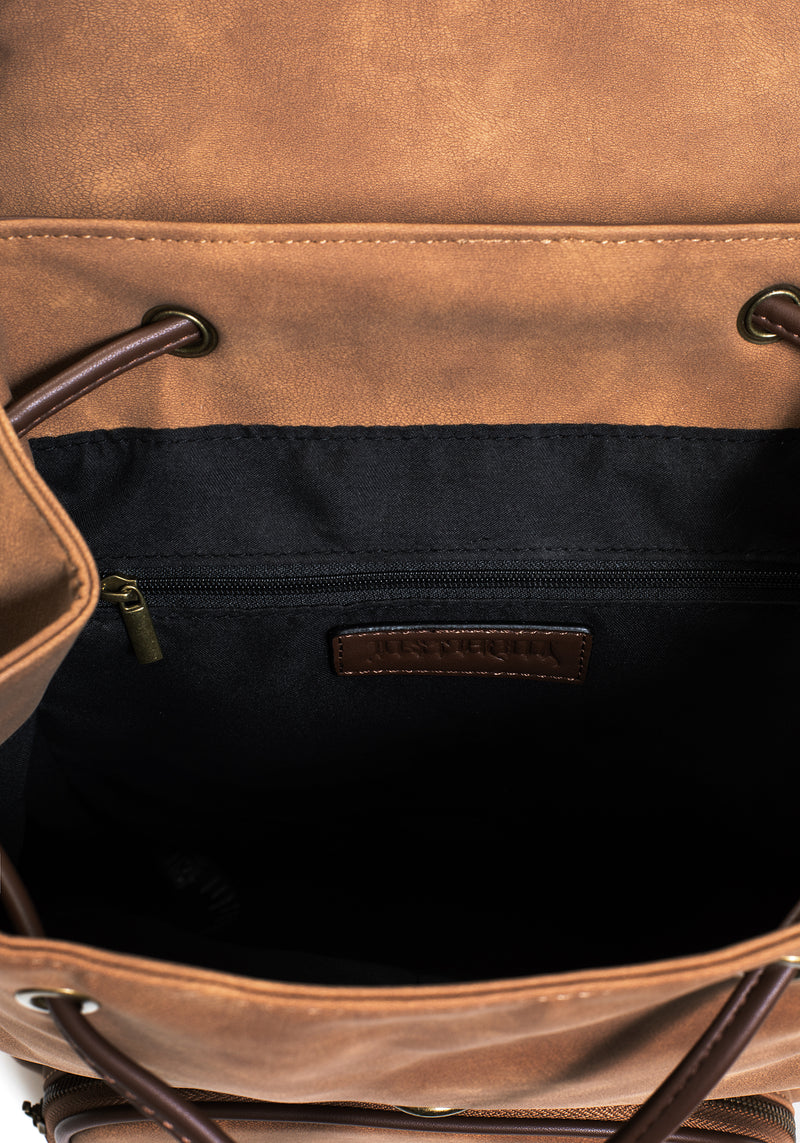 Moonlit Moon Embroidered Backpack