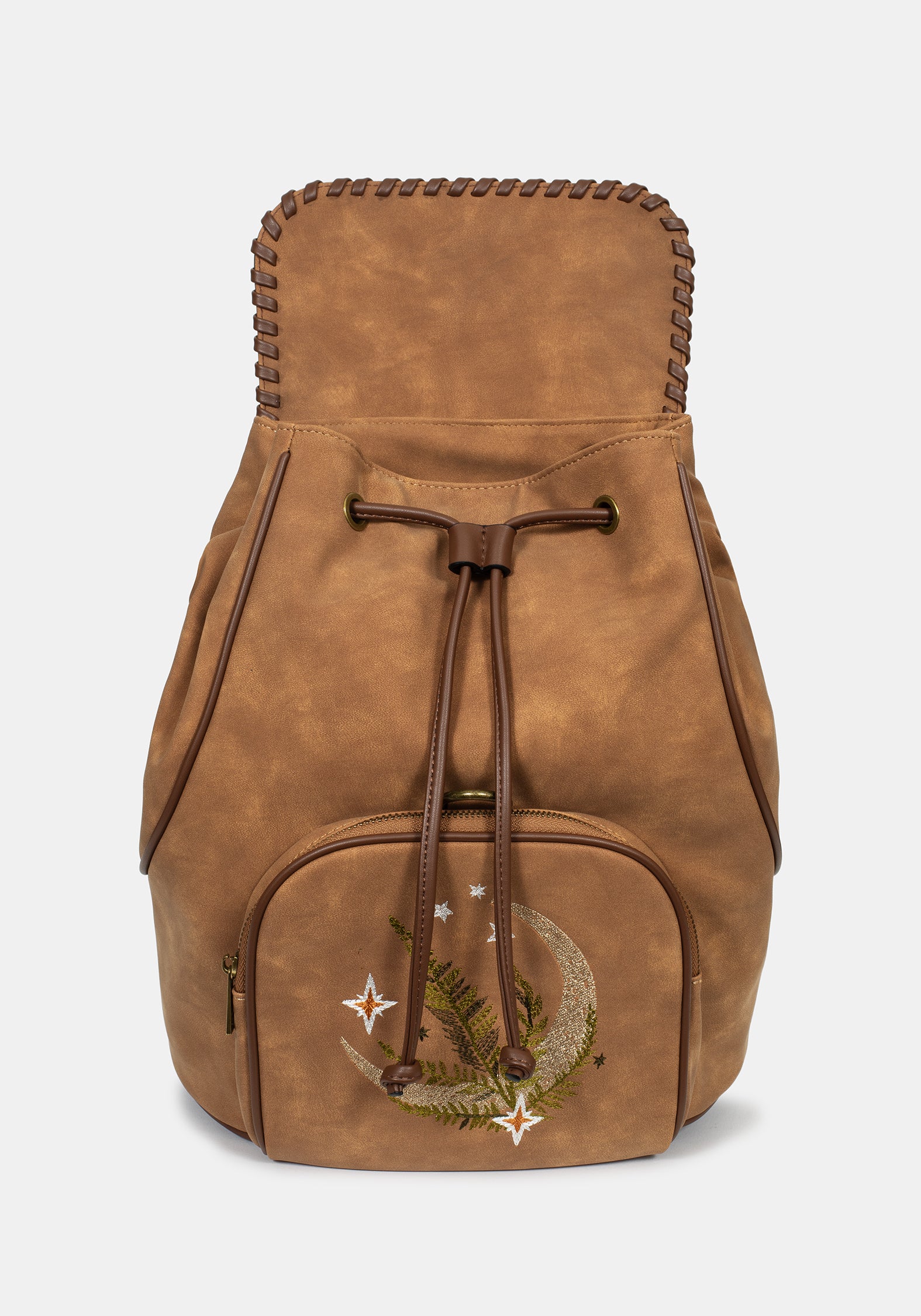 Moonlit Mond Bestickt Rucksack
