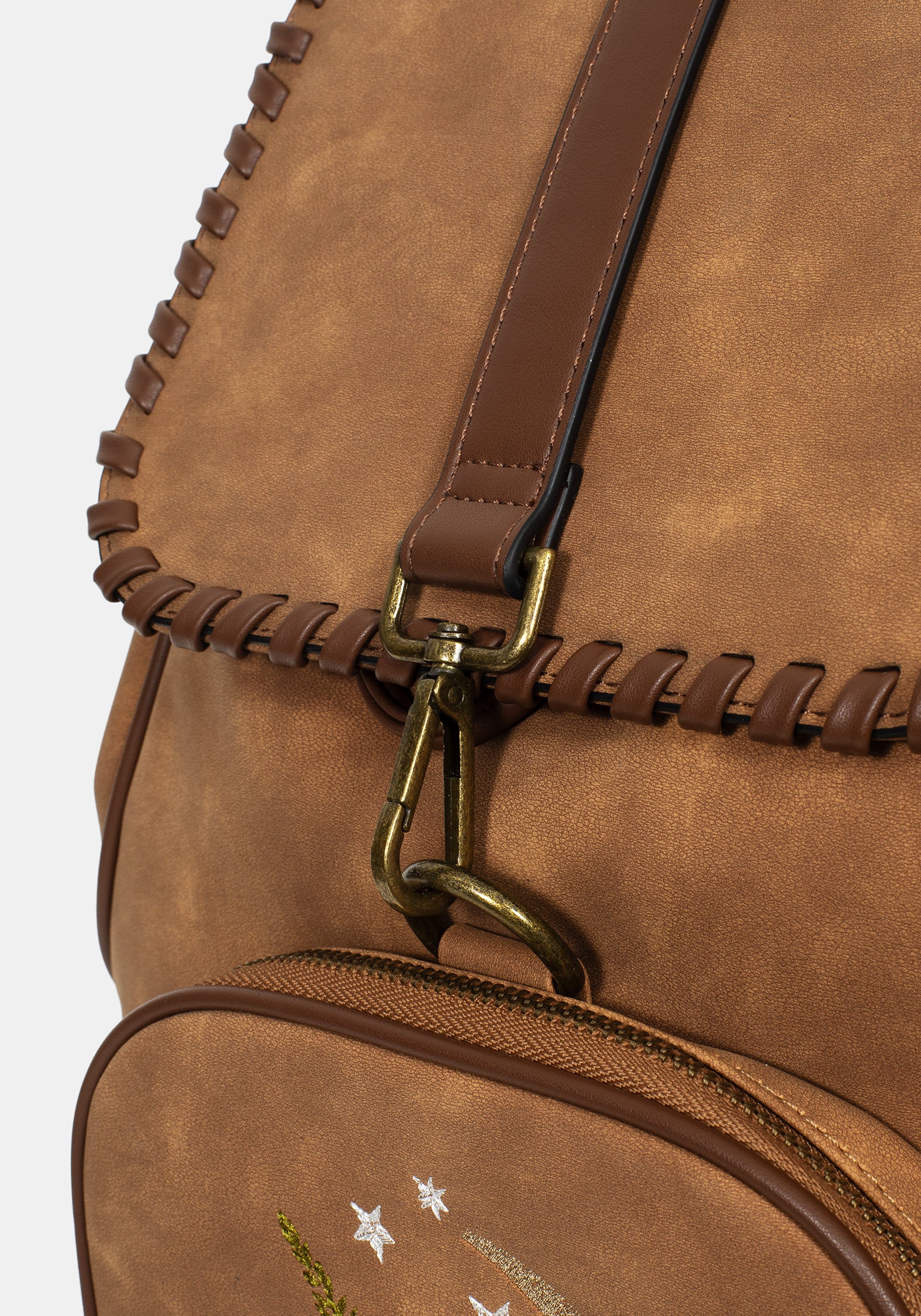 Moonlit Mond Bestickt Rucksack