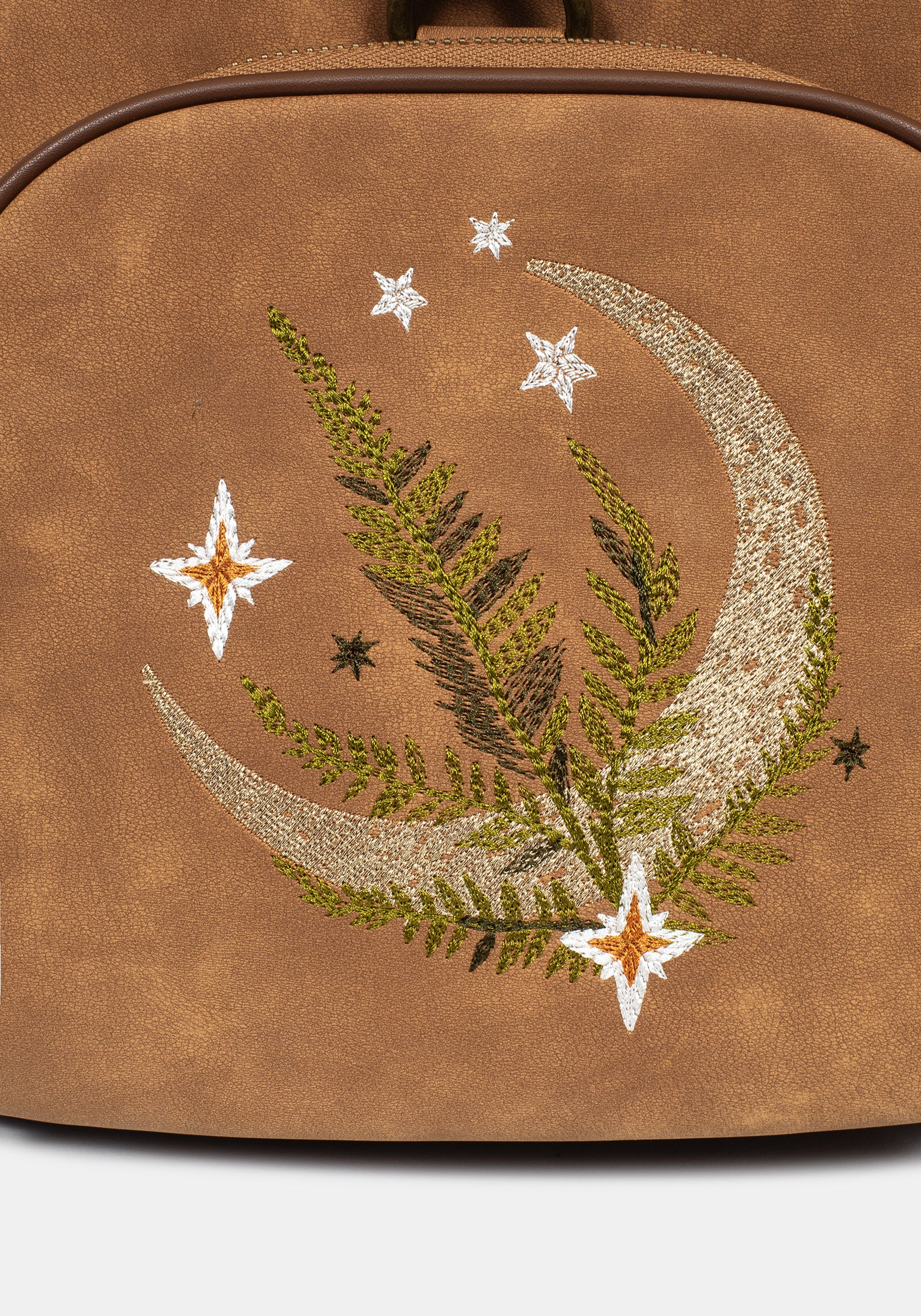 Moonlit Mond Bestickt Rucksack