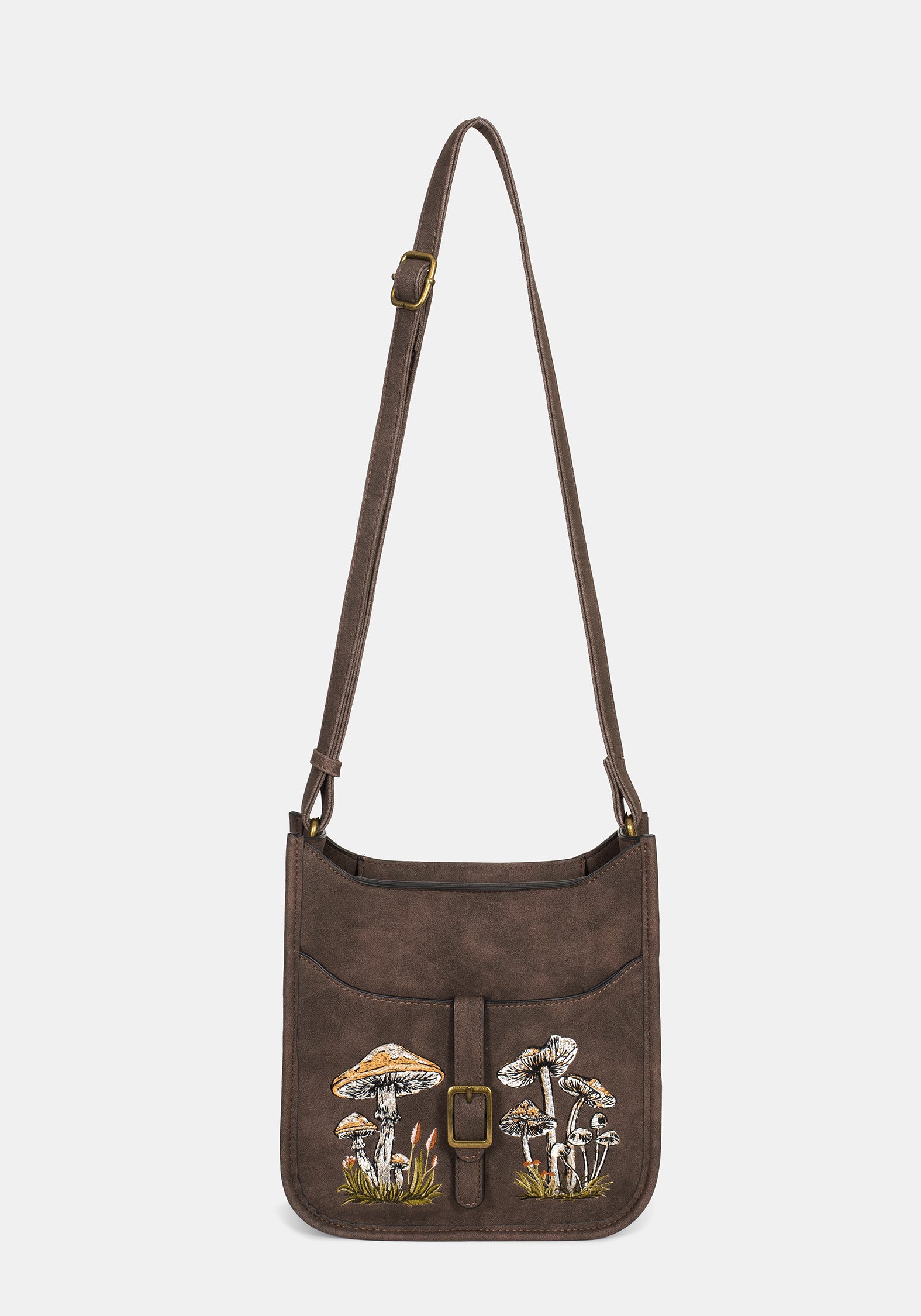 Dapperling Pilz Bestickt Crossbody Tasche