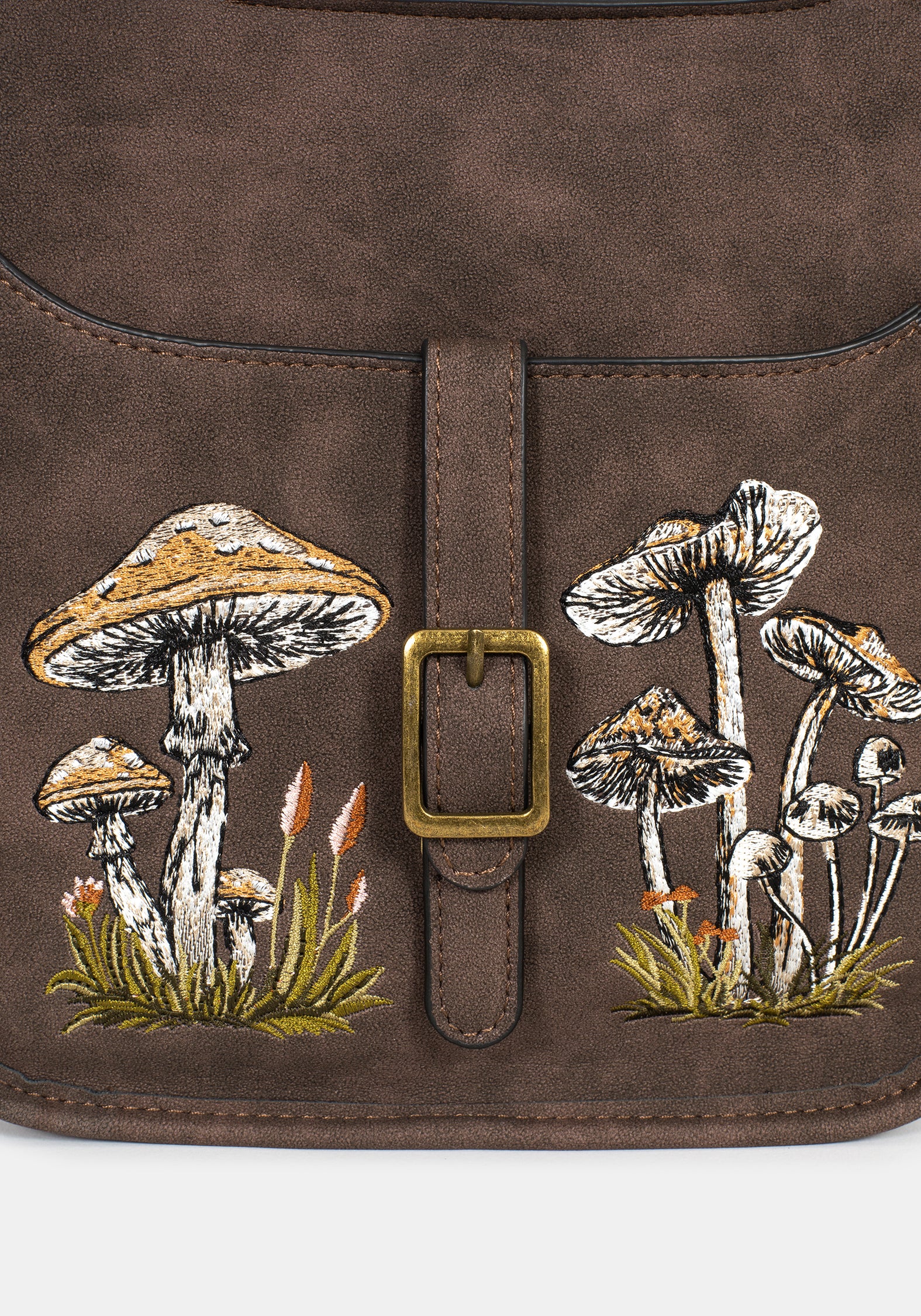 Dapperling Pilz Bestickt Crossbody Tasche
