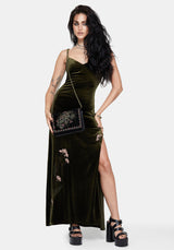 Kobra Snake Embroidered Crossbody Bag