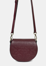 Nyelle Witches Knot Debossed Circle Bag