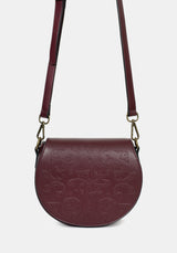 Nyelle Witches Knot Debossed Circle Bag