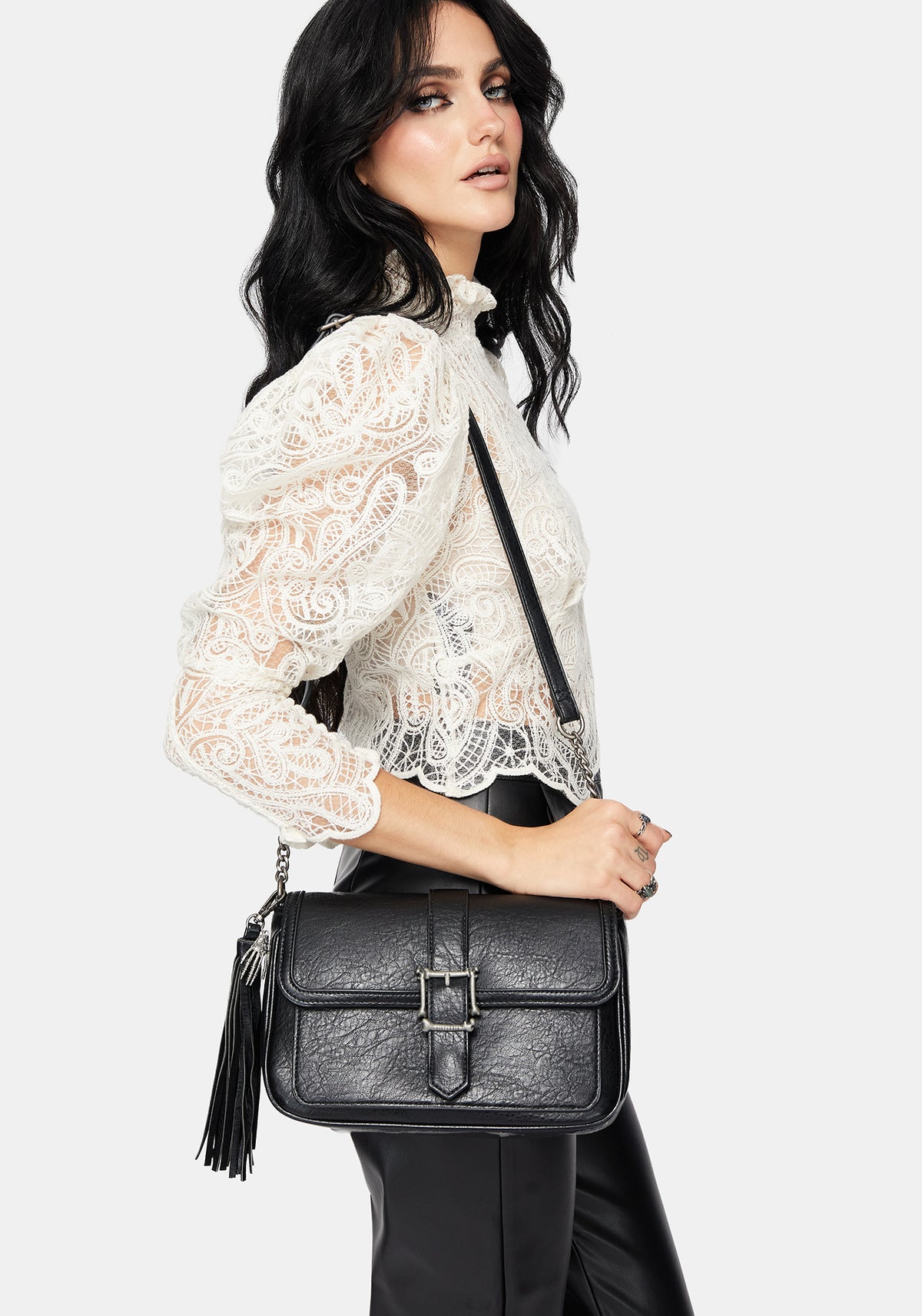 Drakon Knochen Crossbody Tasche