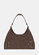 Lera Mystical Garten Bestickt Slouch Schulter Tasche