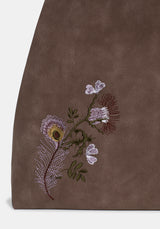 Lera Mystical Garten Bestickt Slouch Schulter Tasche
