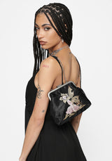 Faela Fairy Embroidered Satin Bag
