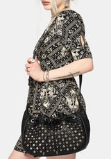 Dolora Studded Bucket Tasche