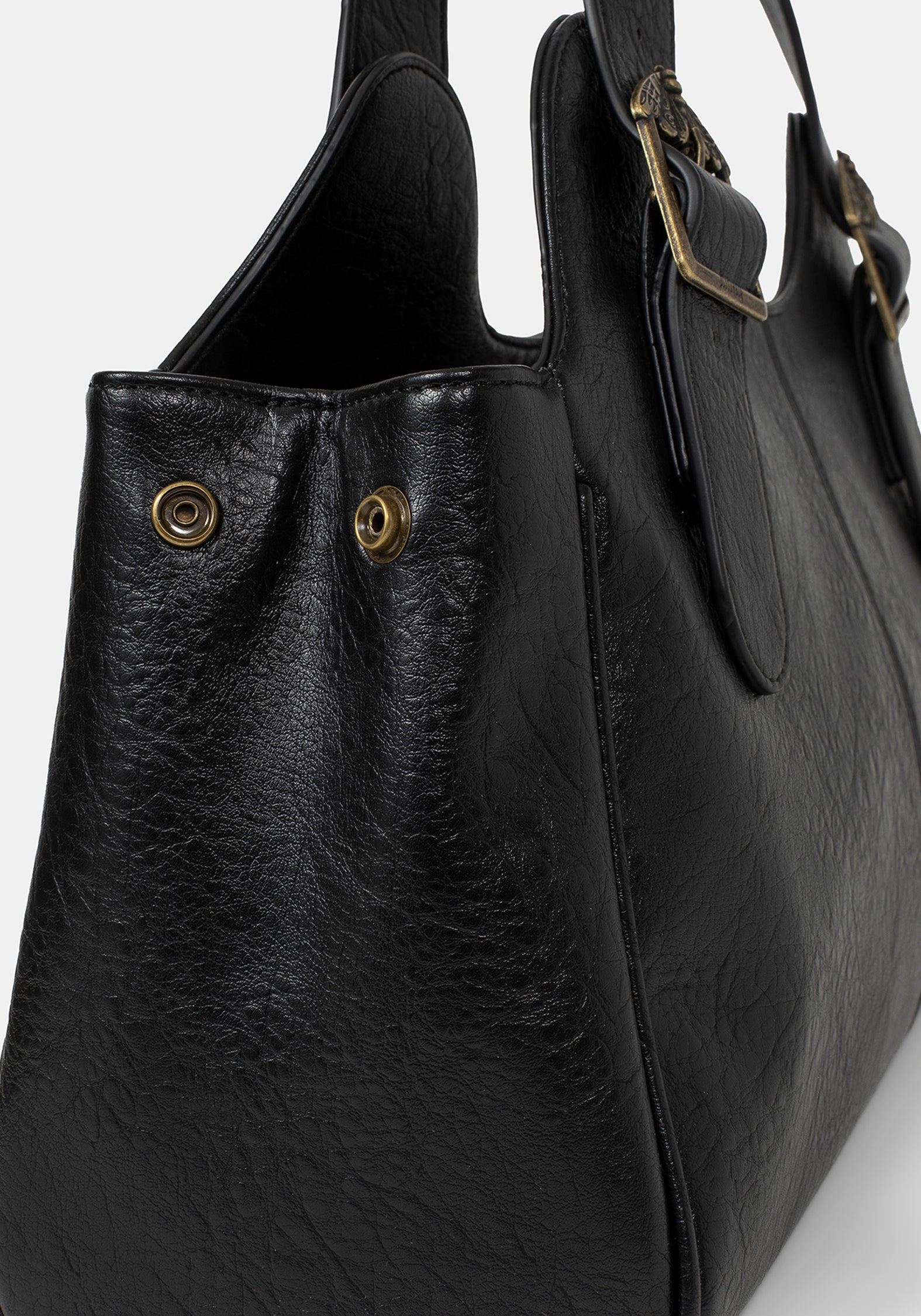 Rosamoth Schnalle Schulter Tasche - Schwarz