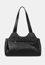 Rosamoth Schnalle Schulter Tasche - Schwarz