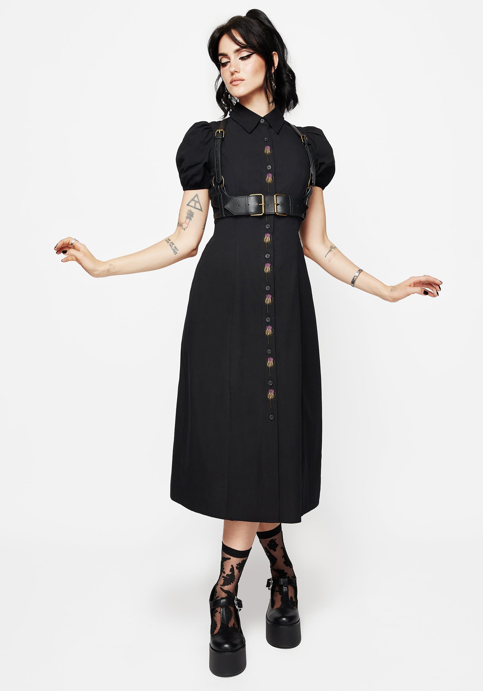 Agatha Cut Out Side Detail Harness