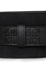 Eugenia Kreuz Schnitt Raus Detail Kunst- Suede Taille Gürtel