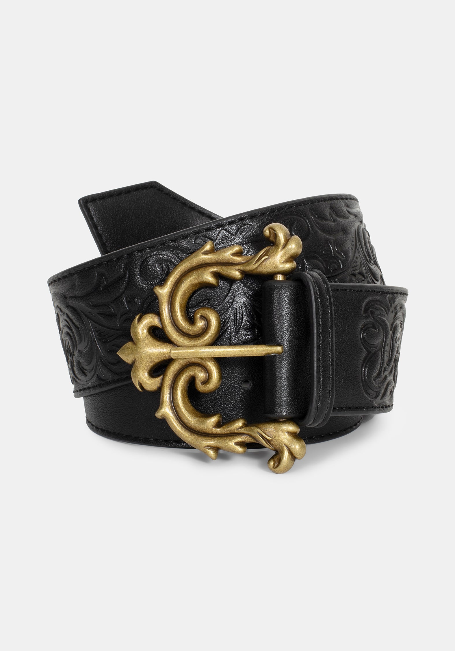 Fleur de Lis Schnalle Gürtel