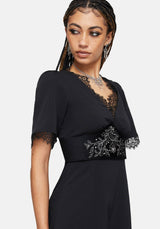 Morrigan Stern Gekreuzte Bestickt Taille Gürtel