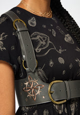 Nyelle Witch Embroidered Harness