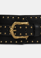 Brux Rivet Detail Mit Schnalle Taille Gürtel
