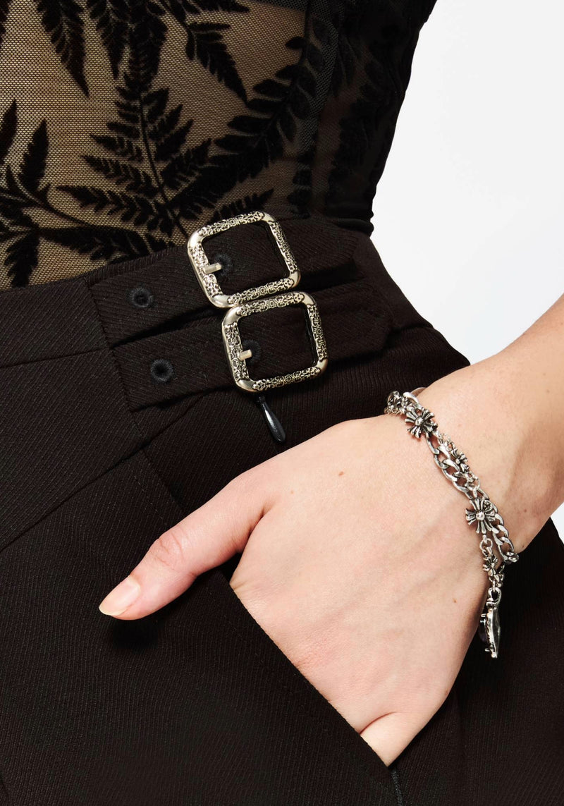 Phoebe Schnalle Detail Mini Rock