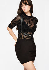 Phoebe Schnalle Detail Mini Rock