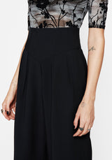 Brenna Korsett Hoch Taille Weit Bein Hose