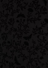 Faustina Beflockt Chiffon Stehkragen Wickel Midaxi Rock