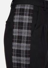 Plutone Gespleißt Prüfen Gerade Bein Hose