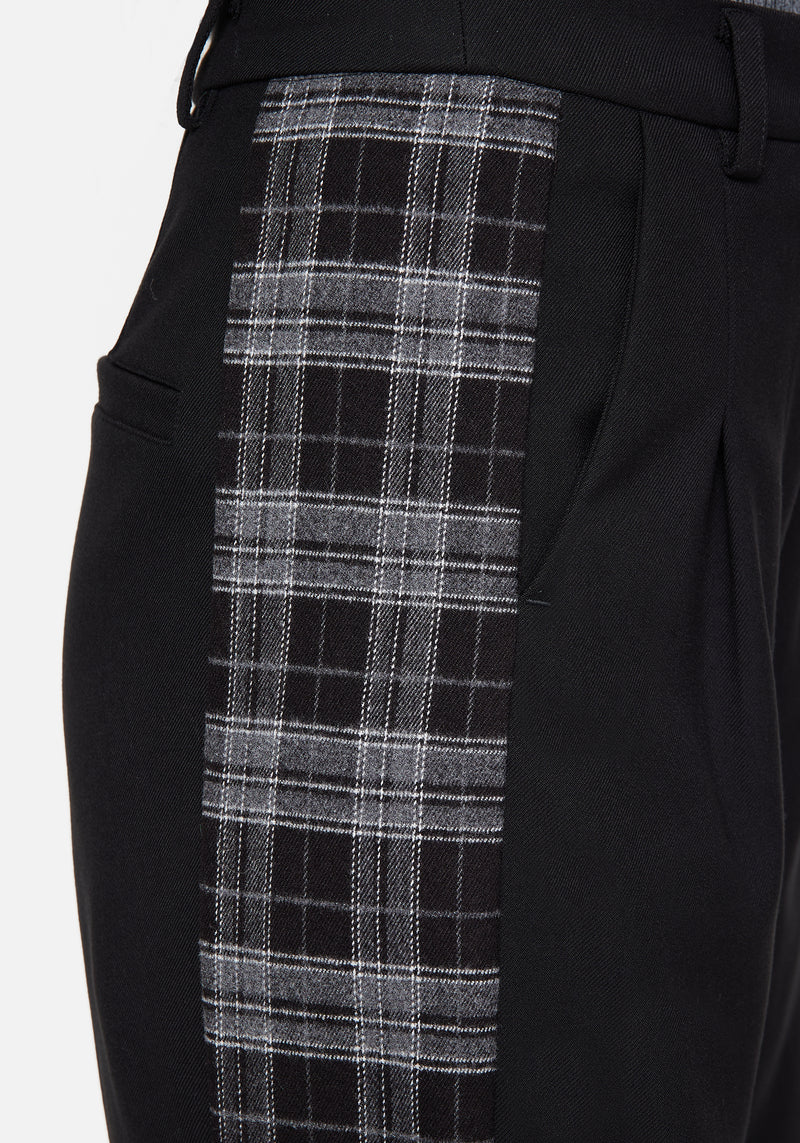 Plutone Gespleißt Prüfen Gerade Bein Hose