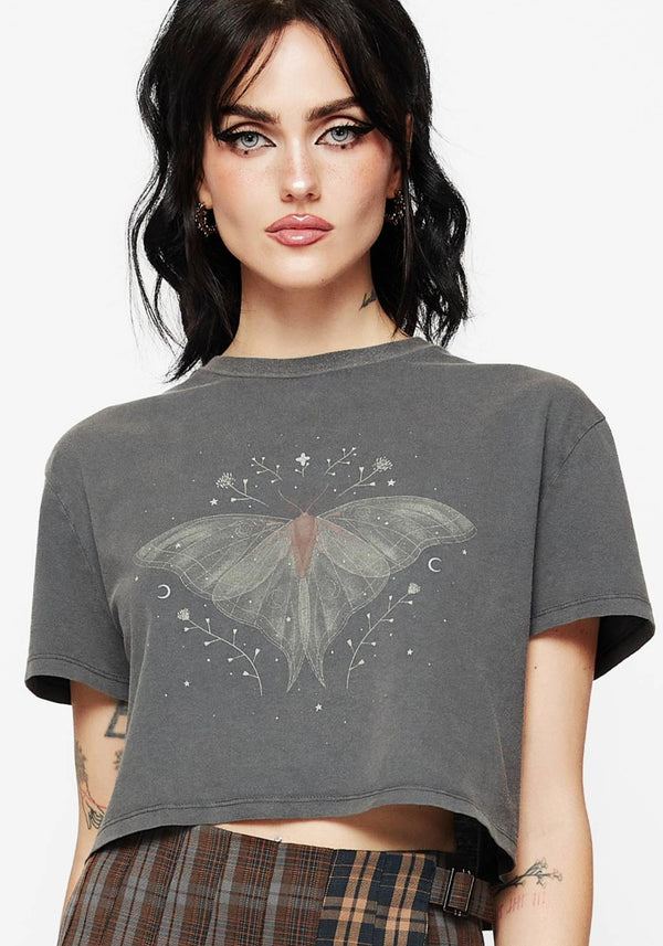Drift Cotton-Blend Jersey Kurz Geschnitten T-Shirt