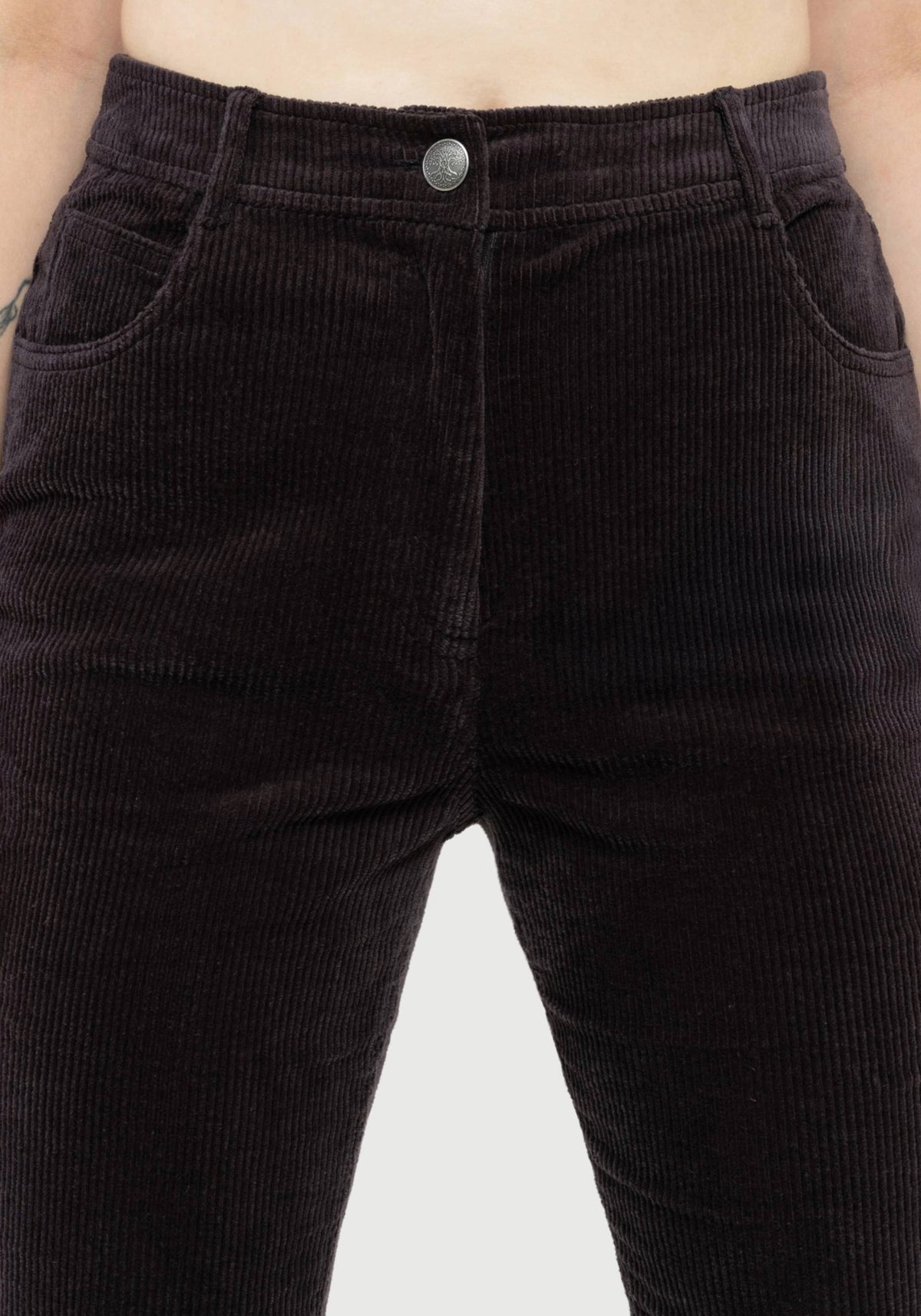 Apohis Baumwolle Kordel Ausgestellt Hosen