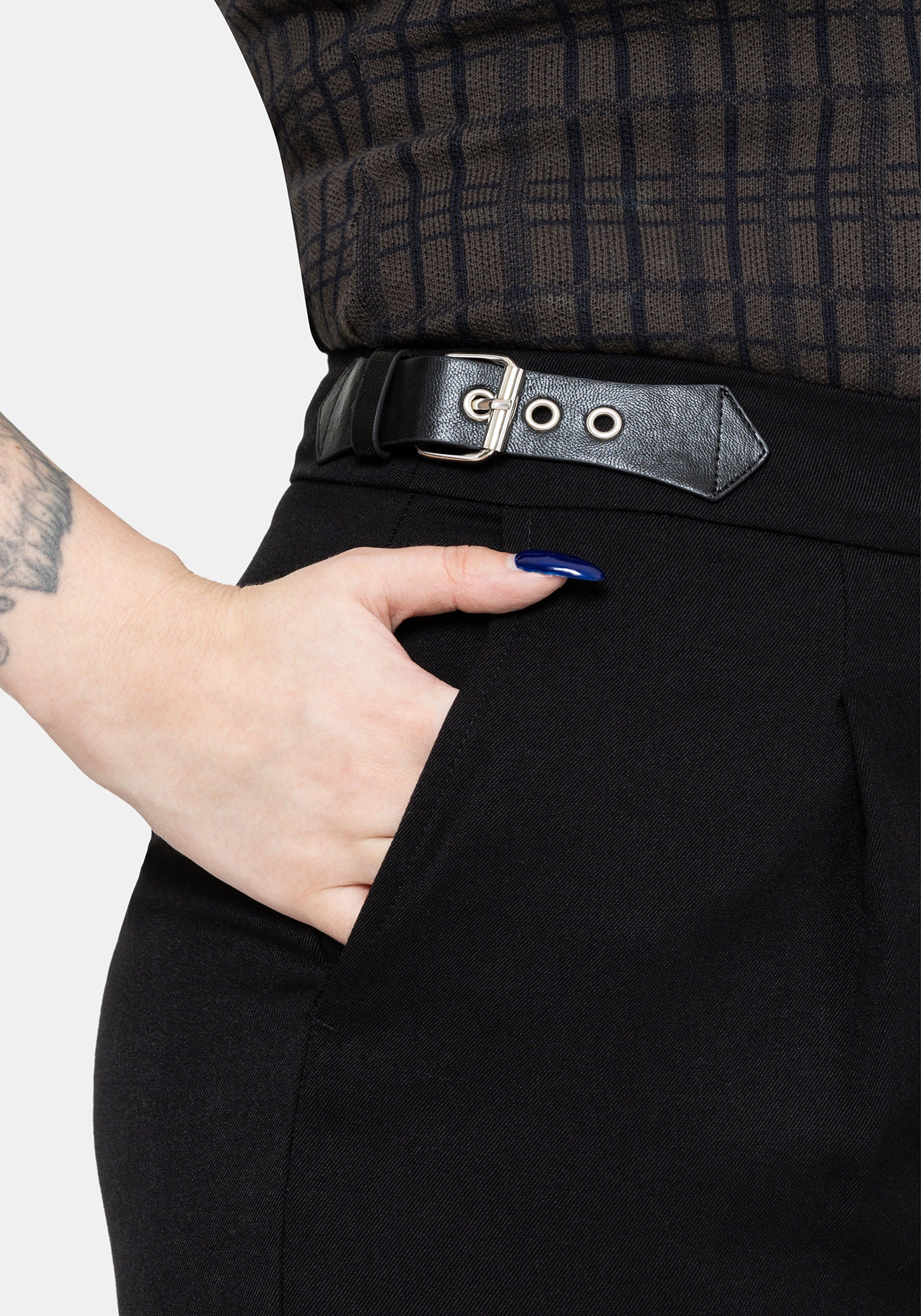 Nightingale Schnalle Weit Bein Hosen
