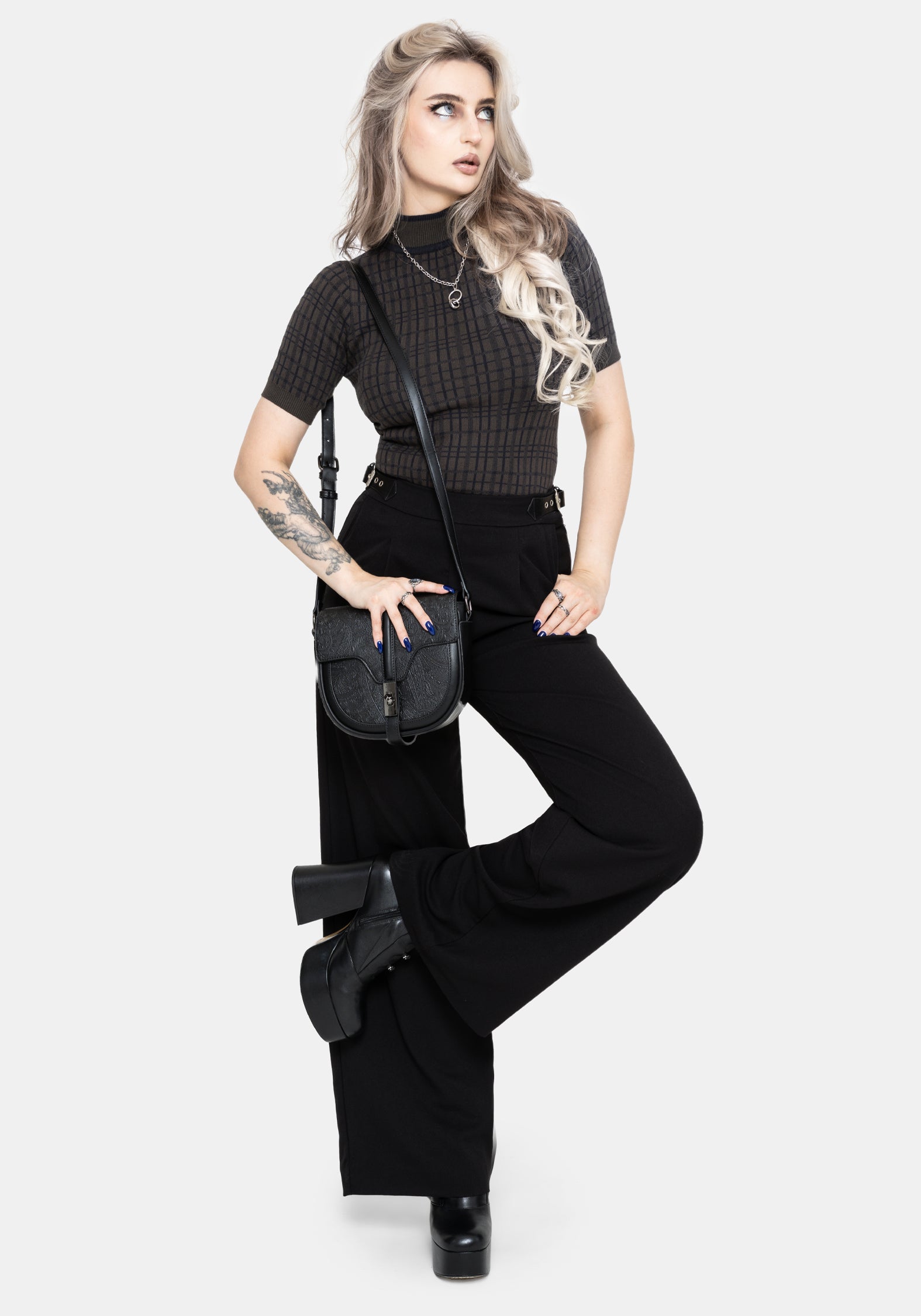 Nightingale Schnalle Weit Bein Hosen